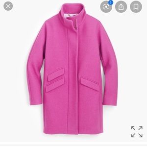 J Crew Cacoon Coat in Italian Stadium Wool